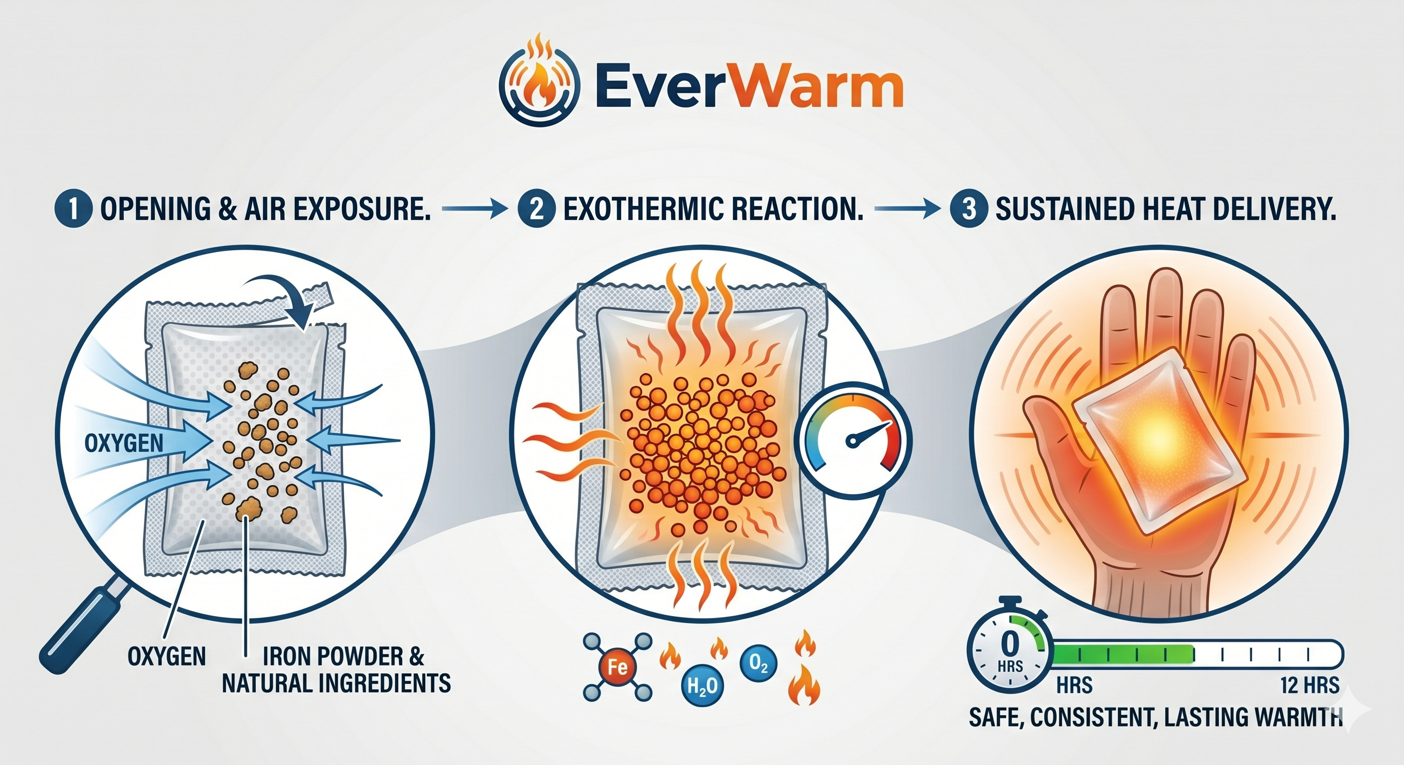 EverWarm Exothermic Process Infographic